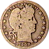 Barber quarter .gif on jake's Barber quarter coin bargains page