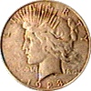 Peace dollar .gif on jake's Peace dollar coin bargains page