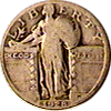 Standing quarter .gif on jake's Liberty Standing quarter coin bargains page