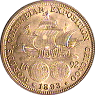 .gif of the reverse side of a Cplumbial commemorative half dollar