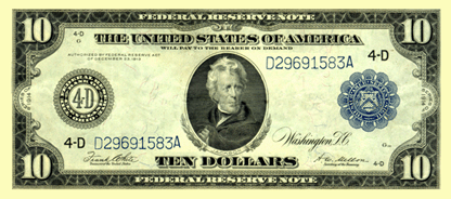 .gif of a series 1914 $10.00 federal reserve note obverse