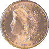 .gif of the obverse of a 1883 cc carson city silver dollar