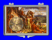 .gif of a 3x2 coin holder for a sacagawea dollar - design #1