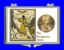 .gif of a 3x2 coin holder for a sacagawea dollar tapestry design