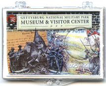 Marcus 2" x 3" Snap Lock Holder Gettysburg National Military Park Quarter - www.jakesmp.com