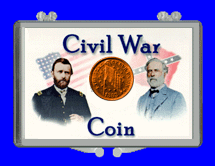 .gif of a 3x2 snap lock coin holder for a civil war coin