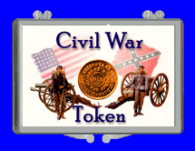 .gif of a 3x2 snap lock coin holder for a civil war token soldiers design