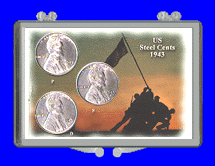1943 Lincoln steel cents .gif on Jake's coin specials & assortments 1943 Lincoln steel cent page