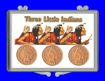 .gif of a 3x2 snap lock coin holder for 3 indian head cents