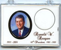 Ronald W. Reagan 3" x 2" Snap Loc Case - www.jakesmp.com
