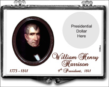 .gif of a 3" x 2" snap lock presidential dollar holder for the George Washington dollar