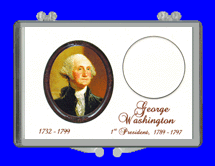 George Washington Marcus 3" x 2" Presidential Dollar Snap Loc - www.jakesmp.com