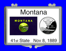 .gif of a 3x2 snap lock coin holder for the nevade statehood quarter