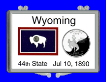 .gif of a 3x2 snap lock coin holder for the north dakota statehood quarter