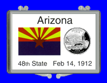 .gif of a 3x2 snap lock coin holder for the colorado statehood quarter