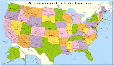 .gif of a blue statehood quarter coin map