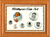 .gif of a edgar marcus oak frame birth year coin holder