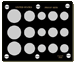 Capital Palstics #22A 15-Coin Holder