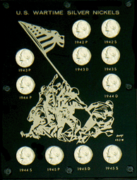 .gif of capital plastics silver war-time jefferson nickel coin holder