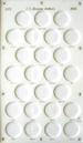 .gif of capital plastics BVD100A coin holder for morgan silver dollars