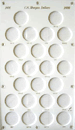 .gif of capital plastics BVD100C coin holder for morgan silver dollars