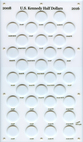 ..jpg of the capital Plastics BVD50R Holder for 2008-2016 Kennedy Half Dollar.