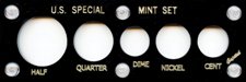 Capital Plastics 11C 5-Coin Holder U.S. Special Mint Set - www.jakesmp.com