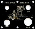 Capital Plastics 420G 4-Coin Holder U.S. Gold Type Set - www.jakesmp.com