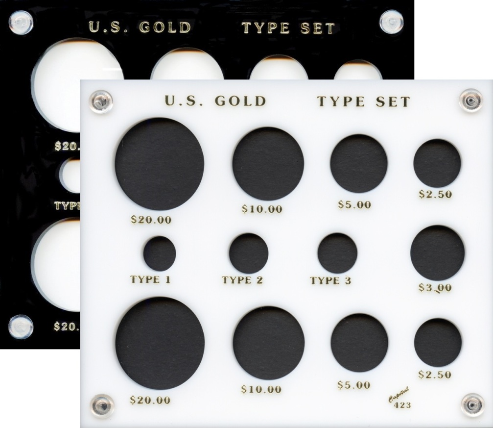 Capital Plastics 423 12-Coin Holder U.S. Gold Type Set - www.jakesmp.com