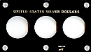 Capital Plastics 431D 3-Hole U.S. Silver Dollars - www.jakesmp.com
