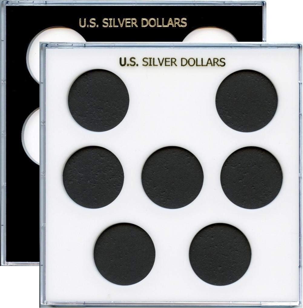 Capital Plastics GX52,  7-Coin Holder  U.S. Silver Dollars - www.jakesmp.com