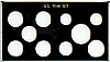 Capital Plastics MA10 10- Coin Year Set holder - www.jakesmp.com