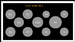 .gif of capital plastics MA10 Meteor coin holder for a u.s. year set with the small dollar