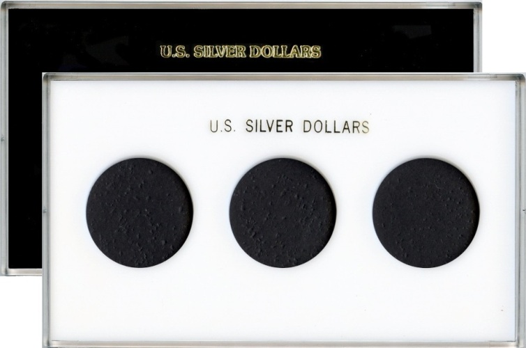 Capital Plastics CP-MA31D 3-Coin Holder U.S. Silver Dollars - www.jakesmp.com