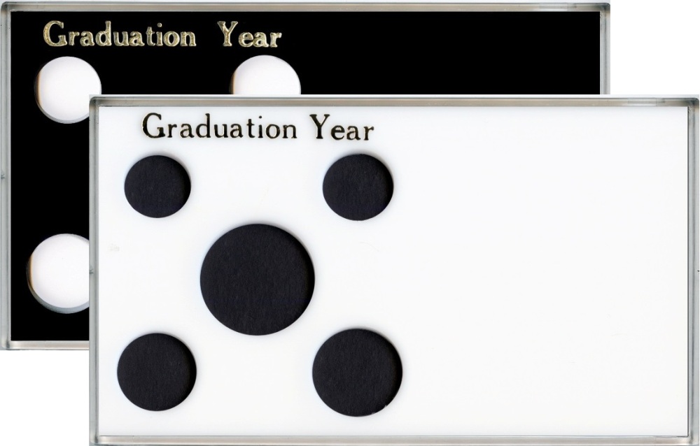 Capital Plastics MA5GY Graduation Year 5-Coin Holder - www.jakesmp.com