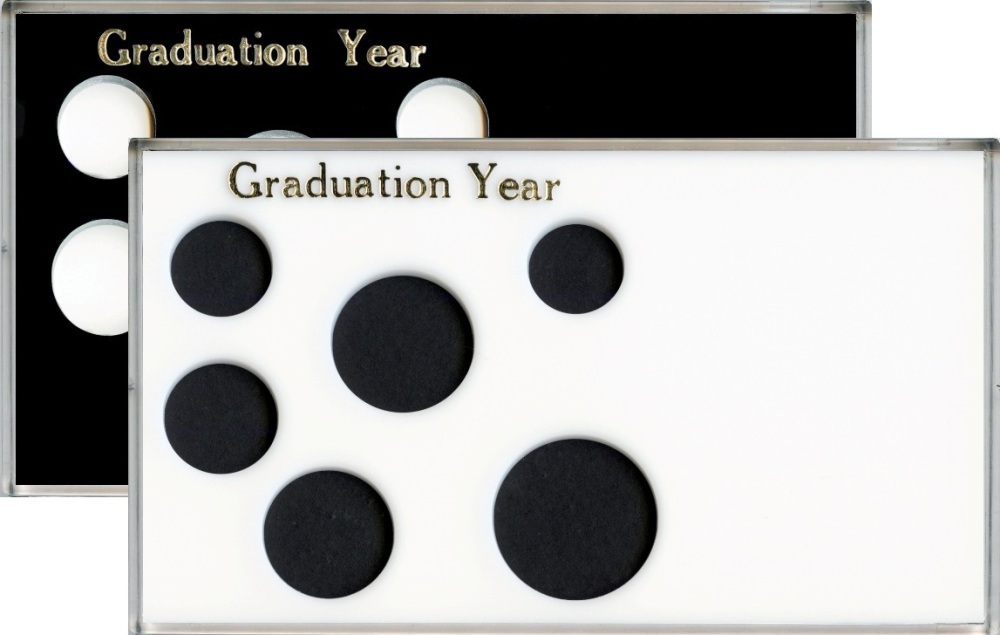 Capital Plastics MA6AGY Graduation Year 6-Coin Holder Small Dollar - www.jakesmp.com