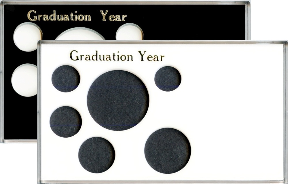 Capital Plastics MA6AGY Graduation Year 6-Coin Holder Silver Eagle Dollar - www.jakesmp.com