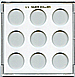 Capital Plastic 9-Coin Holder - www.jakesmp.com