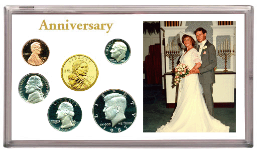 .gif of capital plastice anniversary photo coin holder