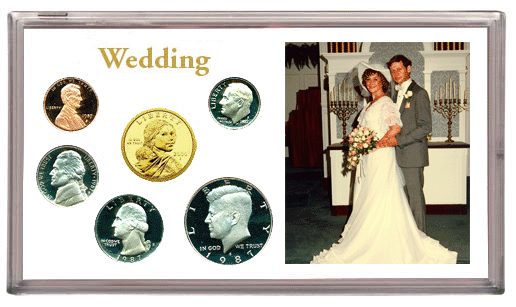 .gif of capital plastice anniversary photo coin holder