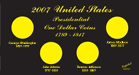.gif of a capital plastic holder for the presifential dollars