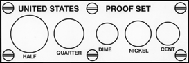 .gif of capital plastics 5 coin proof set holder