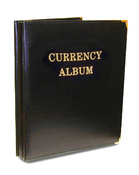 H. E. Harris deluxe currency album 