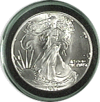 .gif of a an air-tite holder for silver eagle dollar coins
