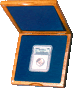 .gif of American Eagle clamshell coin box