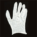 light weight white cotton glove