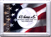.gif of a H. E. harris H1666 coin holder for a silver eagle dollar coin