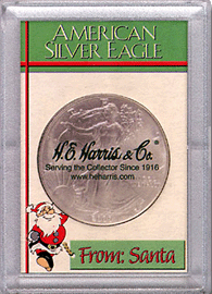 .gif of a perma lock from santa silver eagle silver dollar coin holder