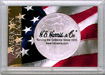 .gif of a h.e. harris silver eagle coin holder