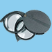 .gif of a double lens folding magnifying glass